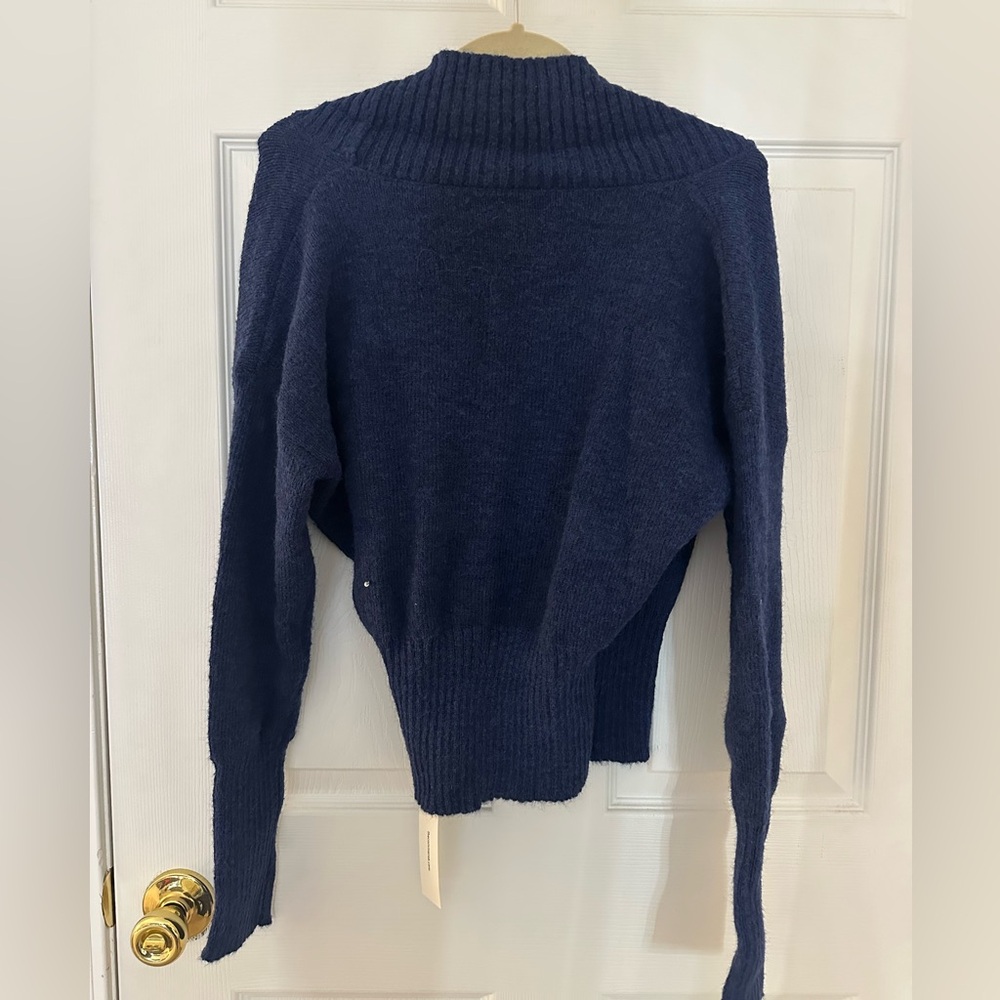 Classic Navy Women's Knit Sweater